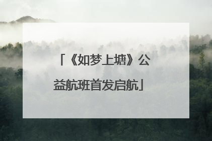 《如梦上塘》公益航班首发启航
