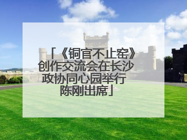 《铜官不止窑》创作交流会在长沙政协同心园举行 陈刚出席