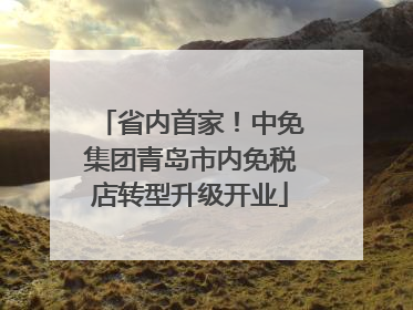 省内首家！中免集团青岛市内免税店转型升级开业
