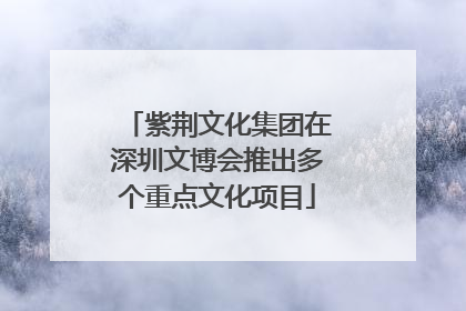 紫荆文化集团在深圳文博会推出多个重点文化项目