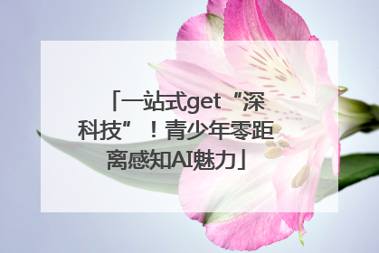 一站式get“深科技”！青少年零距离感知AI魅力