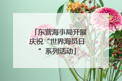 东营海事局开展庆祝“世界海员日”系列活动