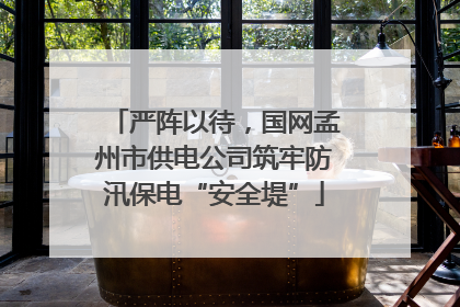严阵以待，国网孟州市供电公司筑牢防汛保电“安全堤”