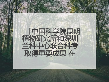 中国科学院昆明植物研究所和深圳兰科中心联合科考取得重要成果 在神农架发现两种“国保”级兰花