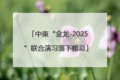 中柬“金龙-2025”联合演习落下帷幕