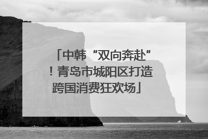 中韩“双向奔赴”！青岛市城阳区打造跨国消费狂欢场