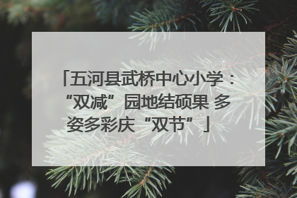 五河县武桥中心小学：“双减”园地结硕果 多姿多彩庆“双节”