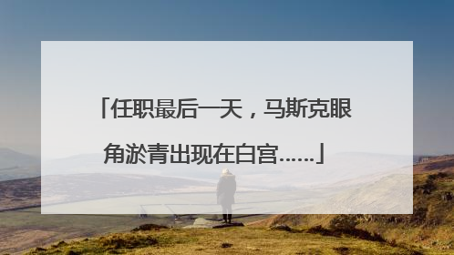 任职最后一天，马斯克眼角淤青出现在白宫……