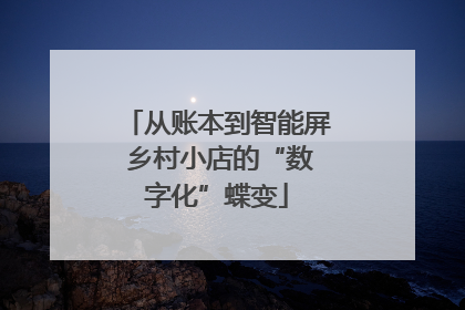 从账本到智能屏 乡村小店的“数字化”蝶变