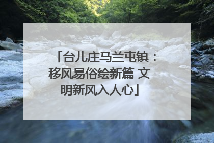 台儿庄马兰屯镇：移风易俗绘新篇 文明新风入人心