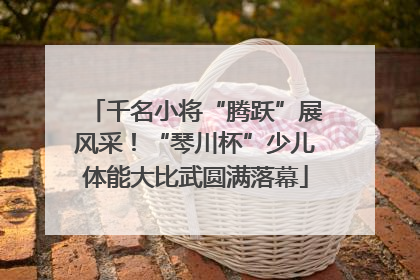 千名小将“腾跃”展风采！“琴川杯”少儿体能大比武圆满落幕