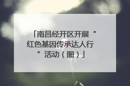 南昌经开区开展“红色基因传承达人行”活动（图）