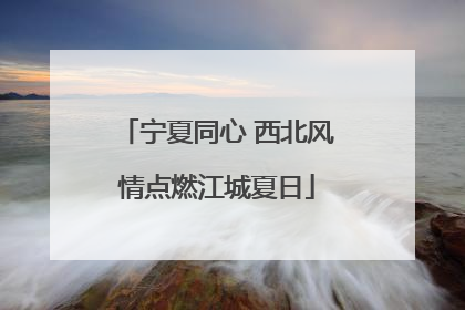 宁夏同心 西北风情点燃江城夏日