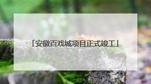 安徽百戏城项目正式竣工