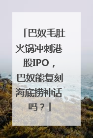 巴奴毛肚火锅冲刺港股IPO，巴奴能复刻海底捞神话吗？