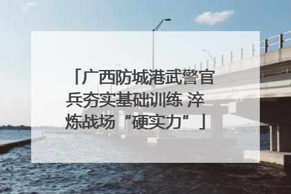 广西防城港武警官兵夯实基础训练 淬炼战场“硬实力”