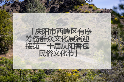 庆阳市西峰区有序筹备群众文化展演迎接第二十届庆阳香包民俗文化节