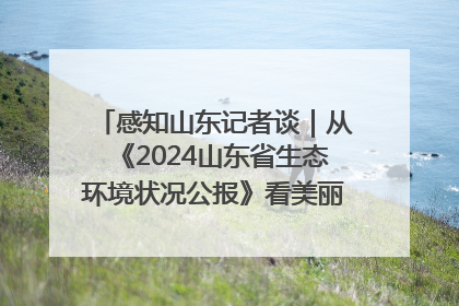 感知山东记者谈｜从《2024山东省生态环境状况公报》看美丽山东建设的“成绩单”与“任务书”