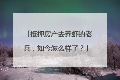 抵押房产去养虾的老兵，如今怎么样了？