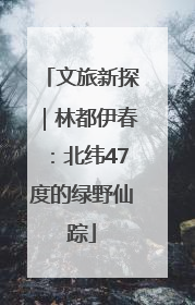 文旅新探｜林都伊春：北纬47度的绿野仙踪