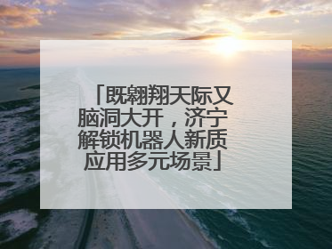 既翱翔天际又脑洞大开，济宁解锁机器人新质应用多元场景