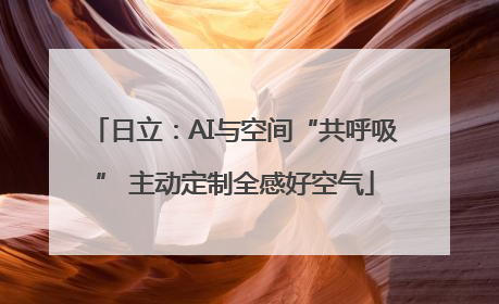 日立：AI与空间“共呼吸” 主动定制全感好空气