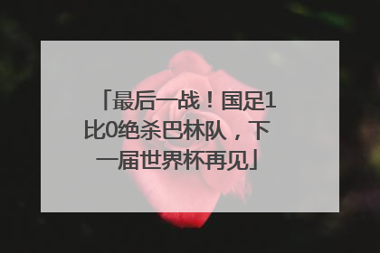 最后一战！国足1比0绝杀巴林队，下一届世界杯再见