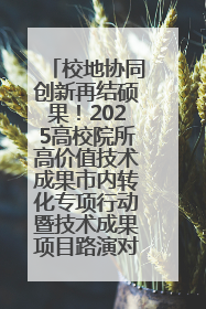 校地协同创新再结硕果！2025高校院所高价值技术成果市内转化专项行动暨技术成果项目路演对接会举办
