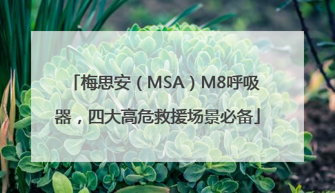梅思安（MSA）M8呼吸器，四大高危救援场景必备