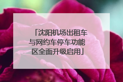 沈阳机场出租车与网约车停车功能区全面升级启用