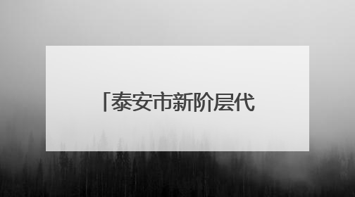 泰安市新阶层代表人士参加全省新的社会阶层代表人士培训班