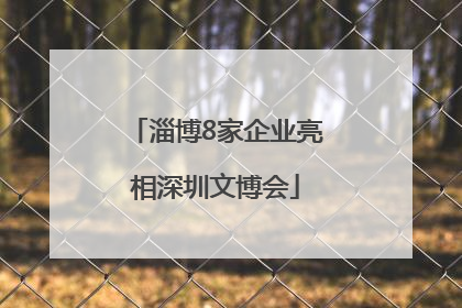 淄博8家企业亮相深圳文博会