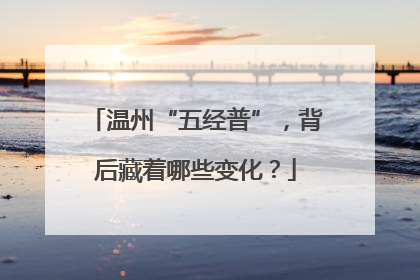 温州“五经普”，背后藏着哪些变化？