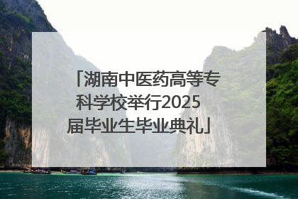 湖南中医药高等专科学校举行2025届毕业生毕业典礼