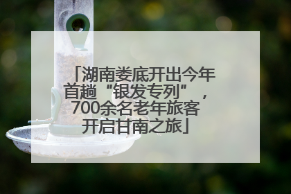 湖南娄底开出今年首趟“银发专列”，700余名老年旅客开启甘南之旅