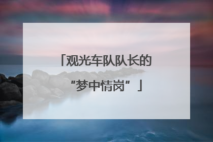 观光车队队长的“梦中情岗”