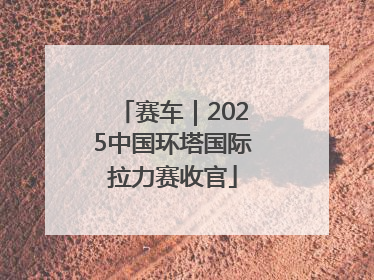 赛车｜2025中国环塔国际拉力赛收官