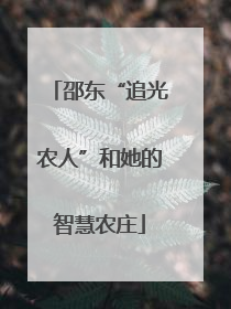 邵东“追光农人”和她的智慧农庄