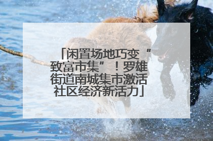 闲置场地巧变“致富市集”！罗雄街道南城集市激活社区经济新活力