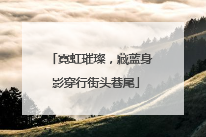 霓虹璀璨，藏蓝身影穿行街头巷尾